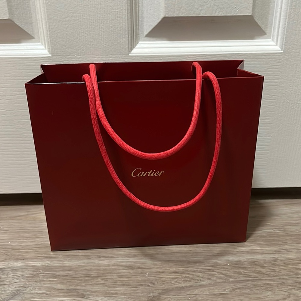 Cartier shopping bag